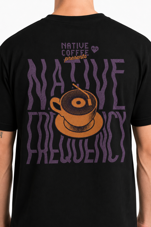 HTX x Native Frequency Tee - Unisex (Black)