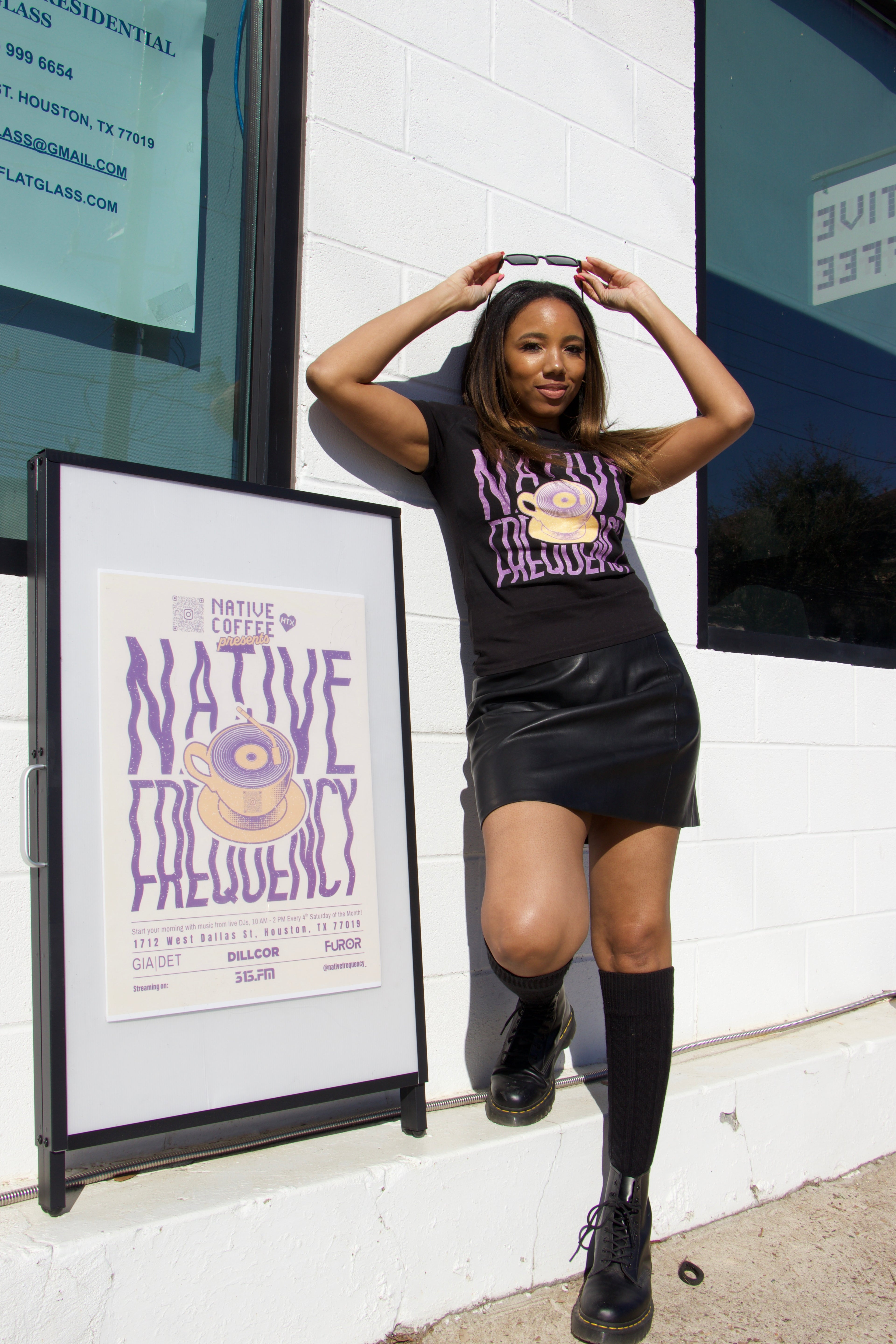 Native Frequency Tee - Women's (Black)
