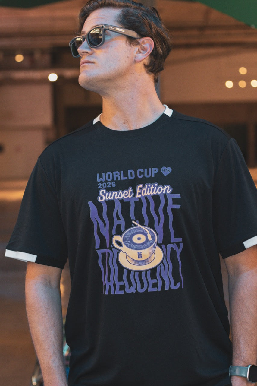 Native Frequency Limited Edition World Cup Jersey - Unisex (Black)