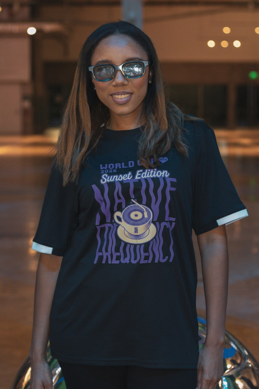 Native Frequency Limited Edition World Cup Jersey - Unisex (Black)