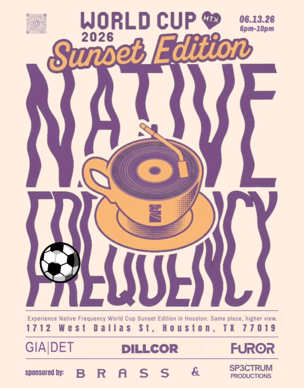 Native Frequency Presents: World Cup Themed Sunset Edition